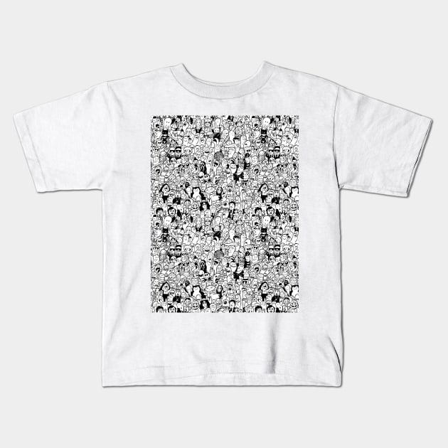 What Inspires You? - Pattern Kids T-Shirt by Studio Mootant
